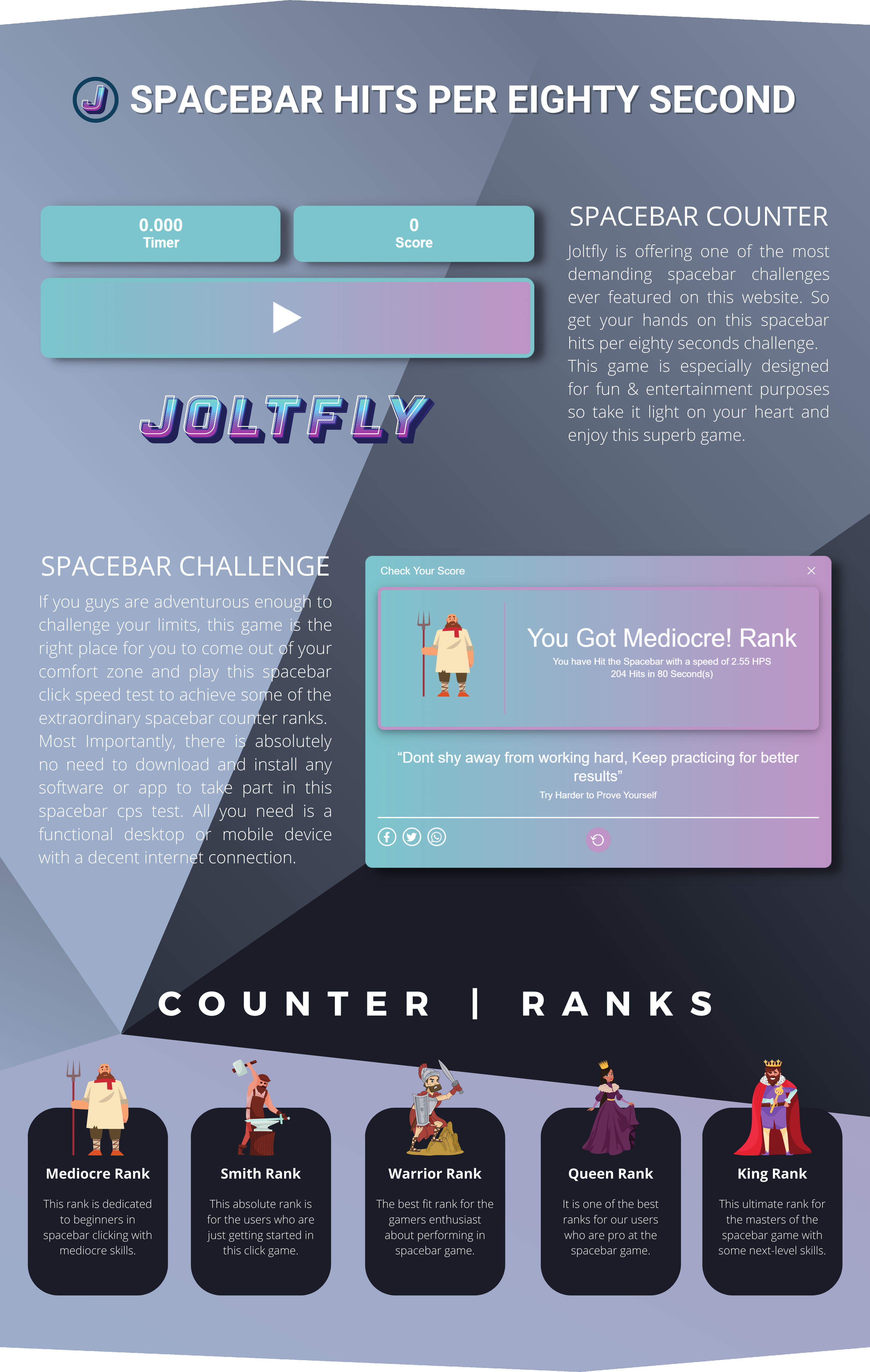 Spacebar Counter: Join The Best Keyboard Challenge 