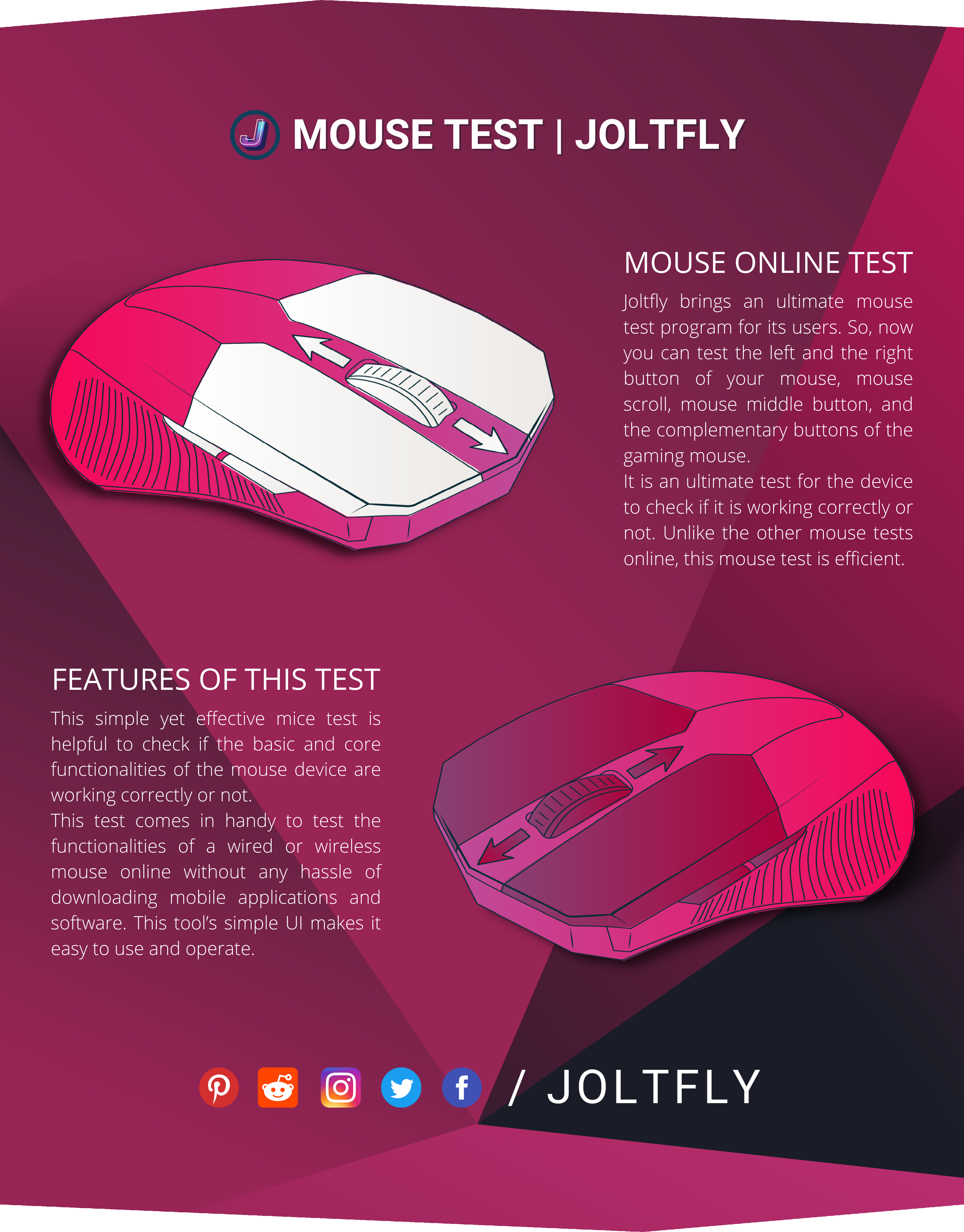 Joltfly | Mouse Test Features