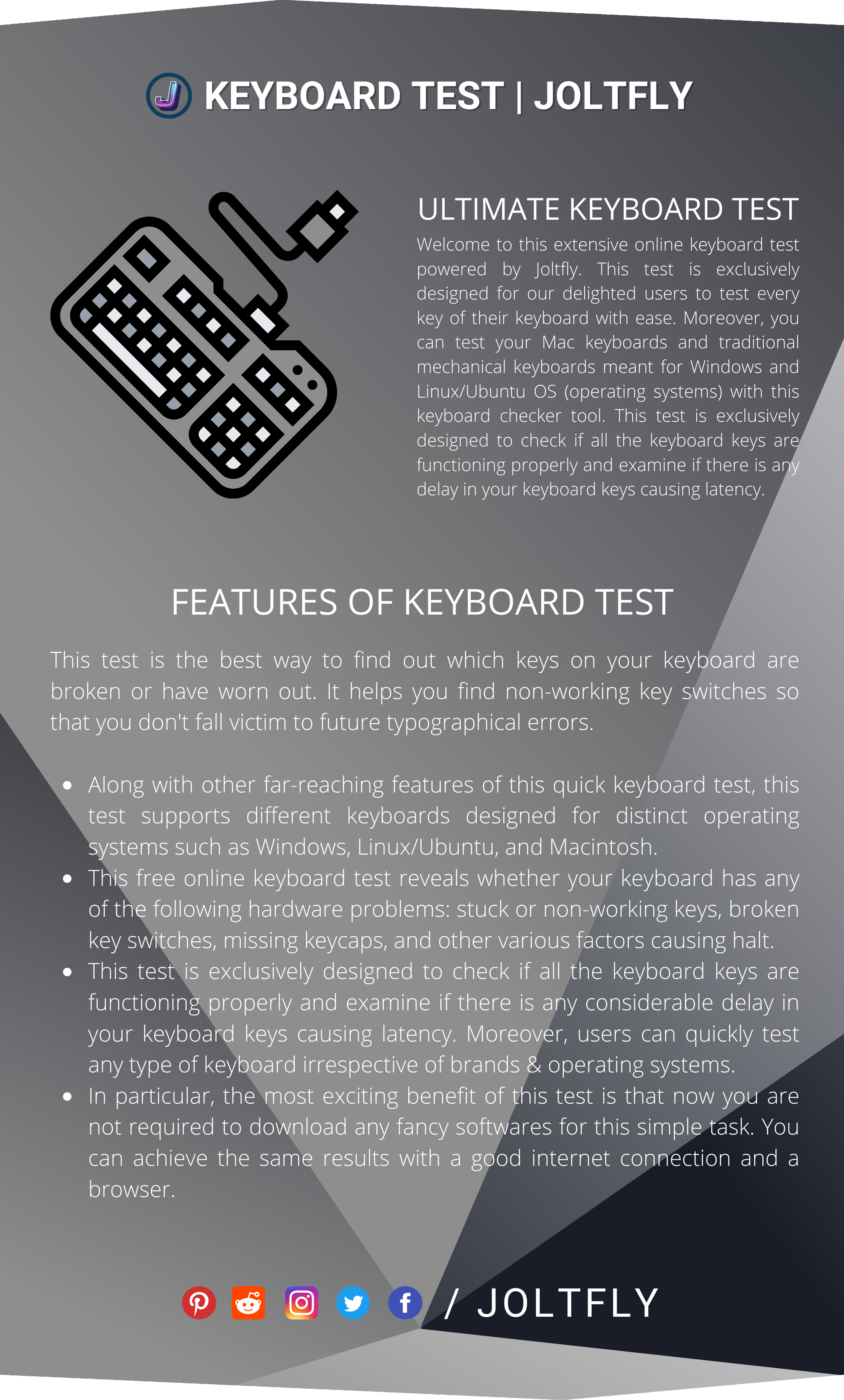 10 Online Tools to Test your Keyboard - Geekflare