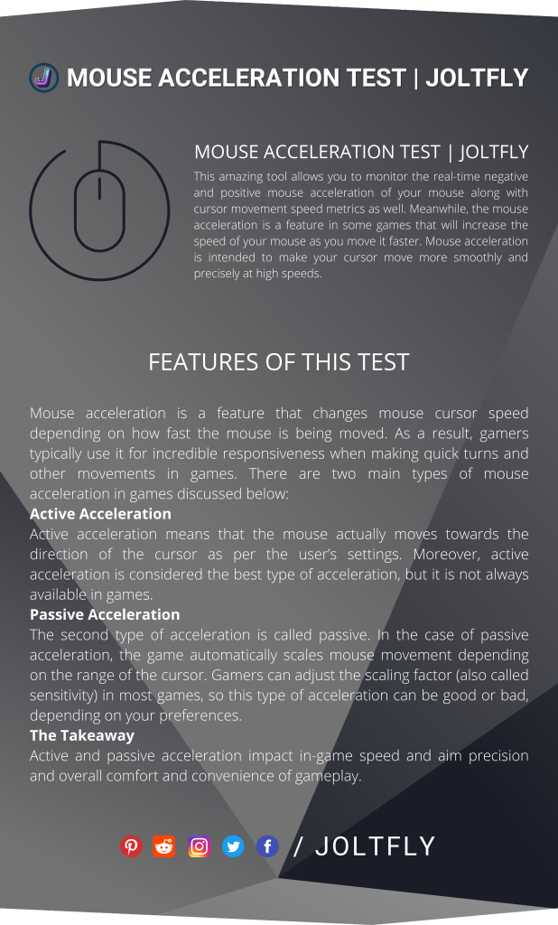 Mouse Acceleration Test Joltfly