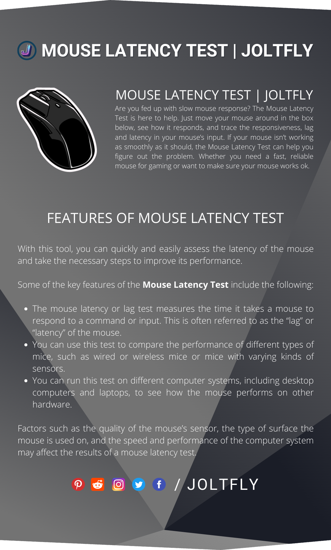 Mouse Latency Test Test Your Mouse Lag Joltfly