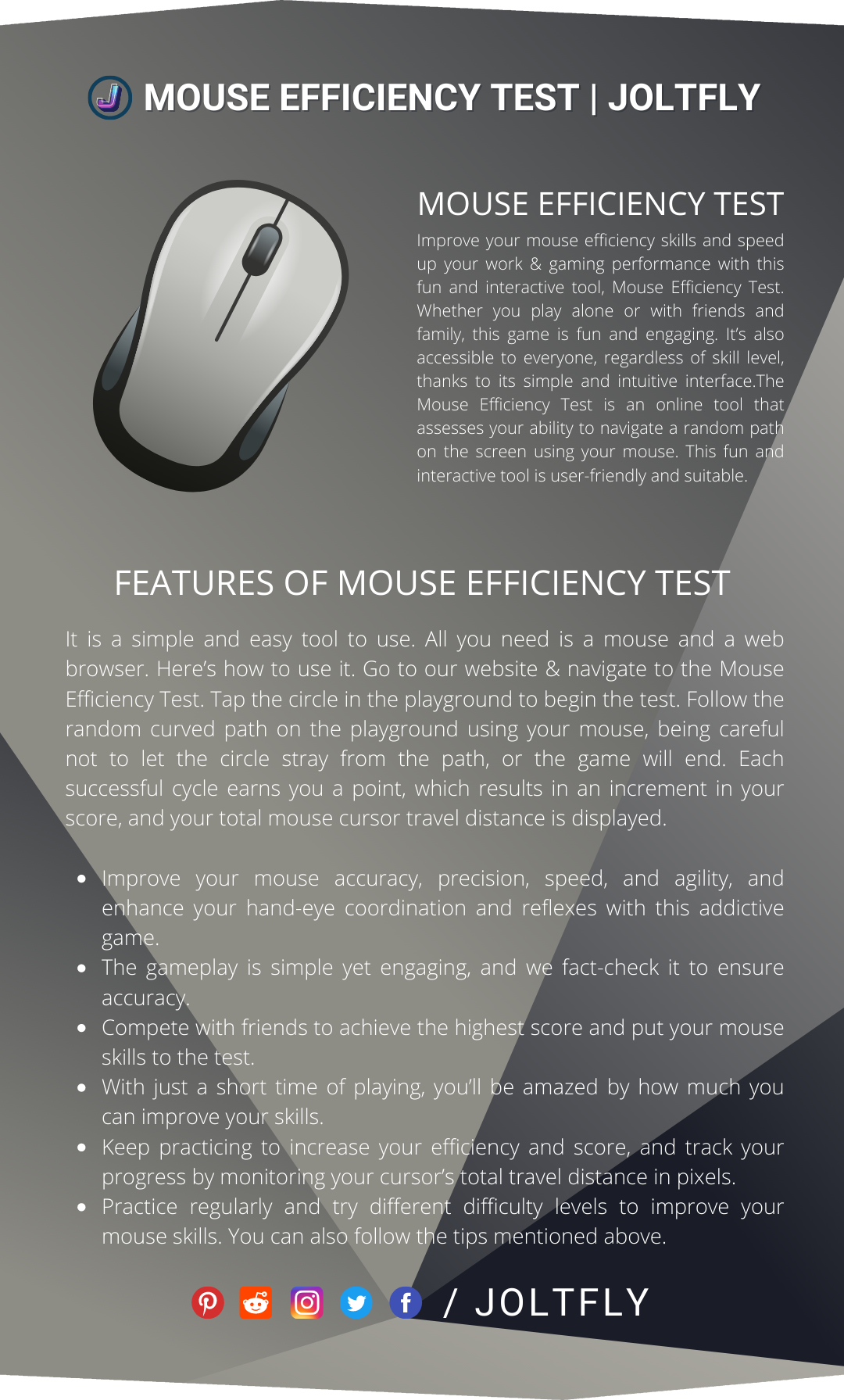 Mouse Efficiency Test Joltfly