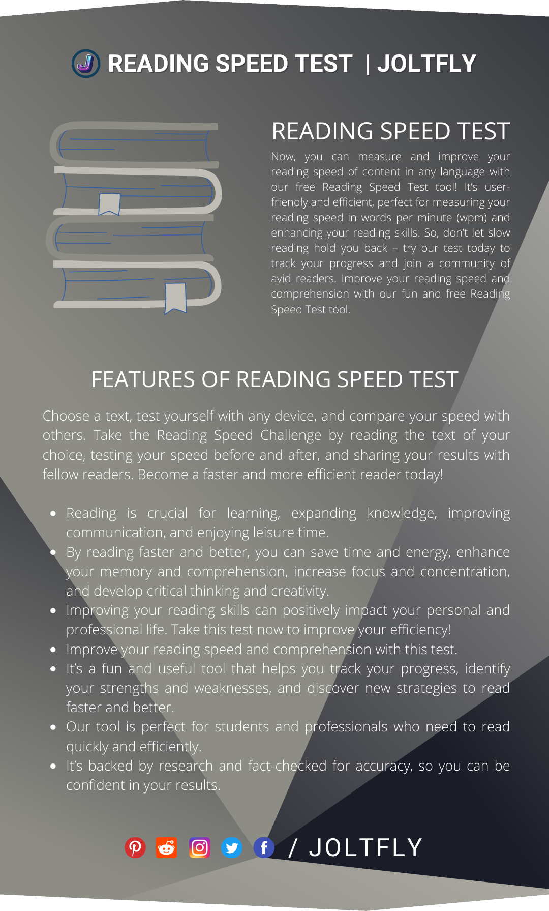 Reading Speed Test-Features