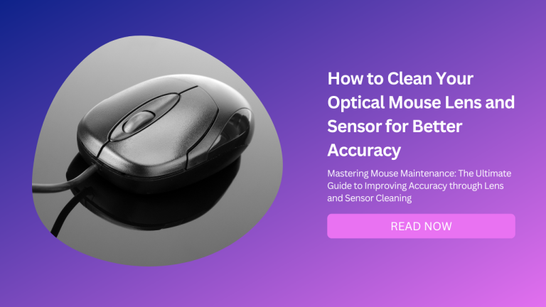 How to Clean Your Optical Mouse Lens and Sensor - Joltfly