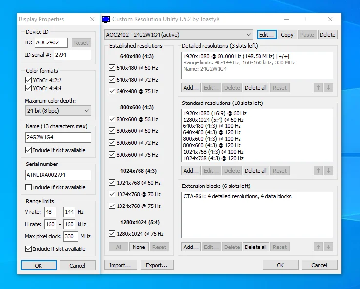 Custom Resolution Utility (CRU)